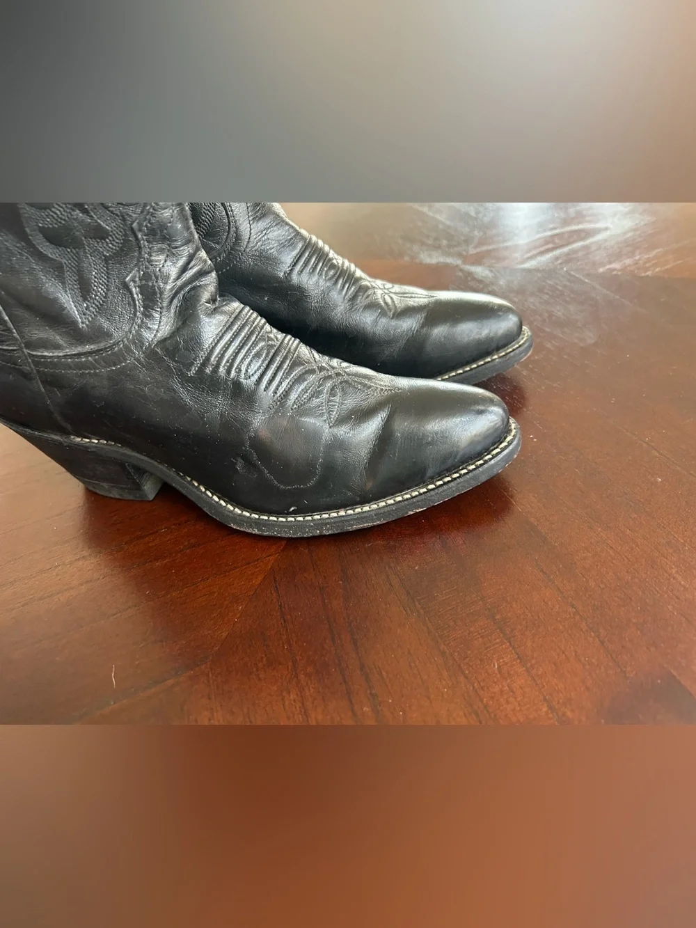 Vintage Justin Boots Made in USA Western Cowboy Boots Youth 4.5C